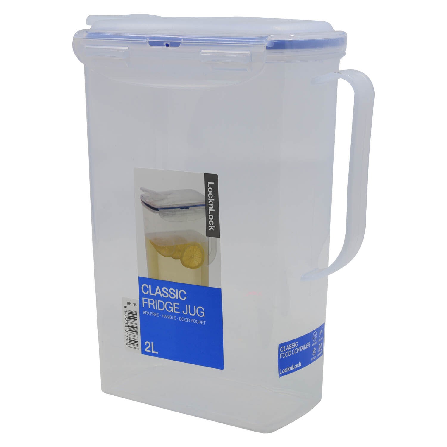 Lock & Lock Rectangular Fridge Door Jug 2 Litre NWT7661 - Image 7