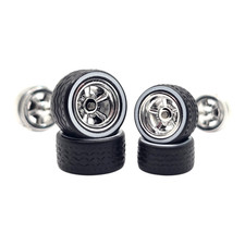 Cragar 5 Spoke Rims 1113mm Goodyear Redwhitewall Rubber Tires For Hot Wheels Cragar 5 Spoke Rims 1113mm Goodyear Redwhitewall Rubber Tires For Hot Wheels