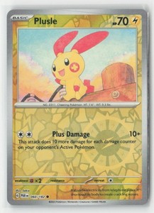 Plusle 060/182 Common Paradox Rift Reverse Holo