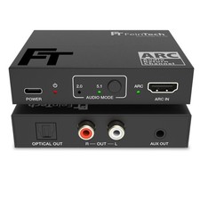 HDMI-ARC Audio Extractor mit Lautstärke-Steuerung für TV CEC Toslink Cinch Aux