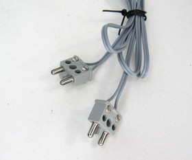 RARE Vtg Lego Technic Part 2 Prong Electric Wire Cable 12V / 4.5V 766C96 X466C96