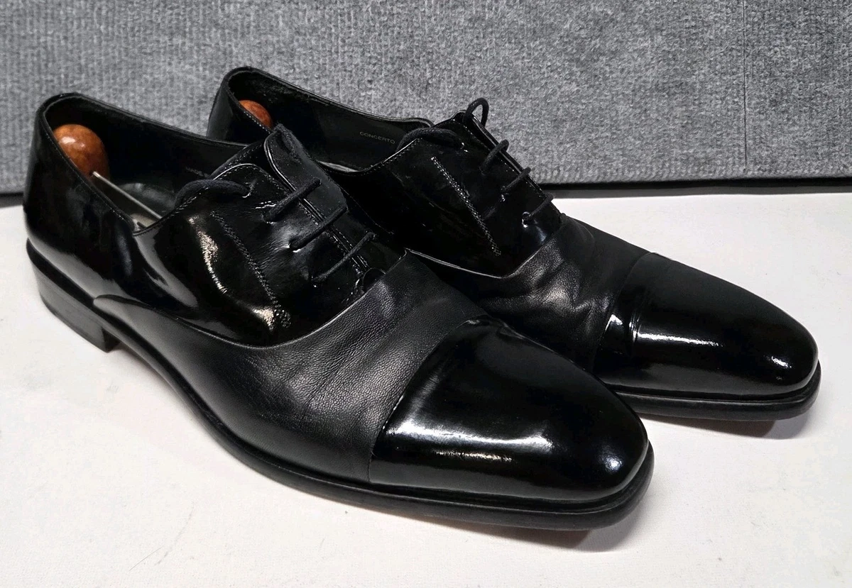Mezlan Broadway Formal Tuxedo Dress‎ Shoes Black Patent Leather Satin 11 B 20602-topandbottom_1600x.jpg?v  main image 4