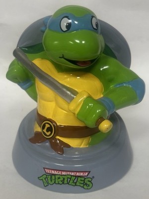 Teenage Mutant Ninja Turtles Leonardo 3D Ceramic 7'' Coin Piggy Bank 2015 TMNT