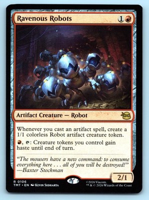 MTG Ravenous Robots Normal R Teenage Mutant Ninja Turtles TMT 106 NM Magic