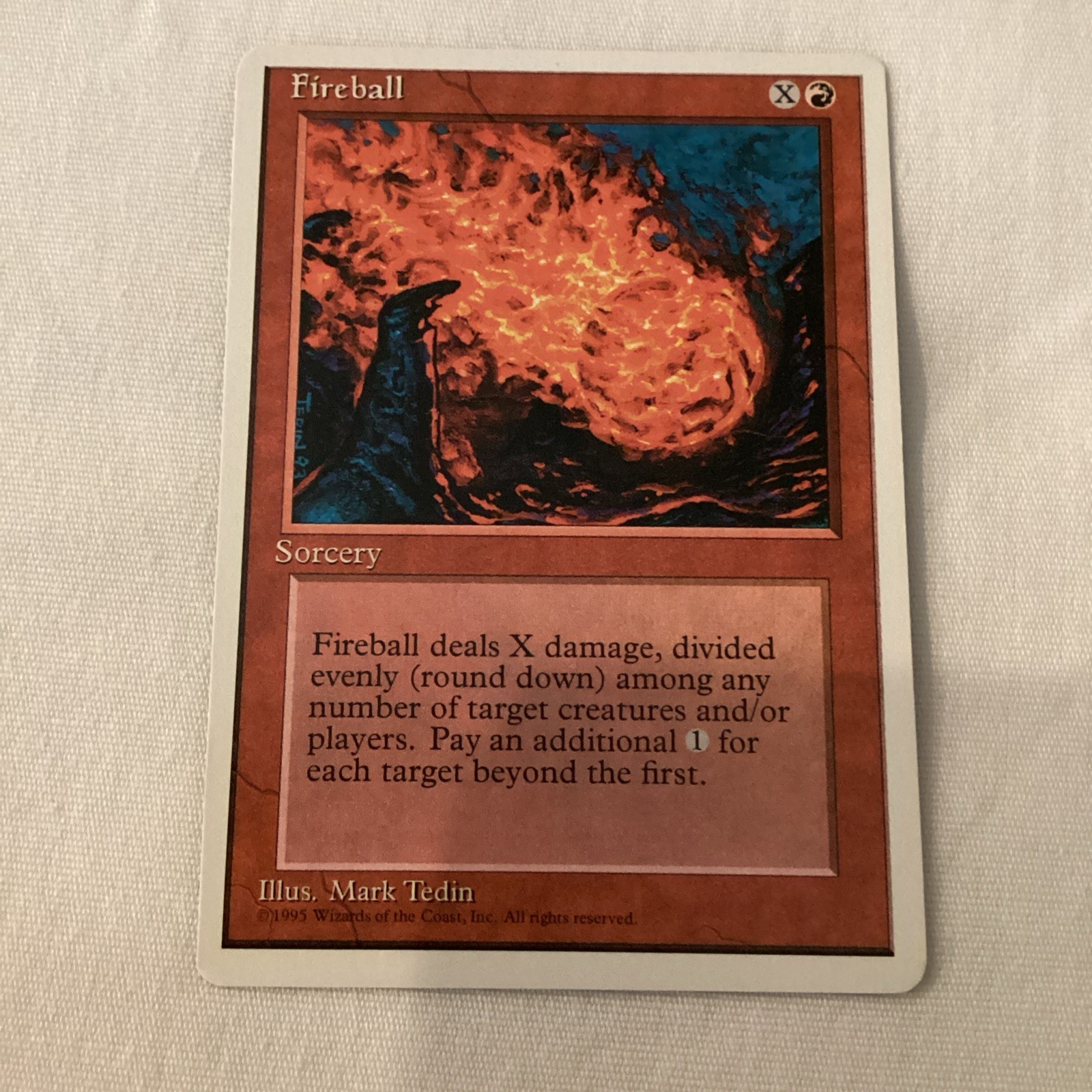 FIREBALL 1995 Magic the Gathering 4th Edition MTG - NM