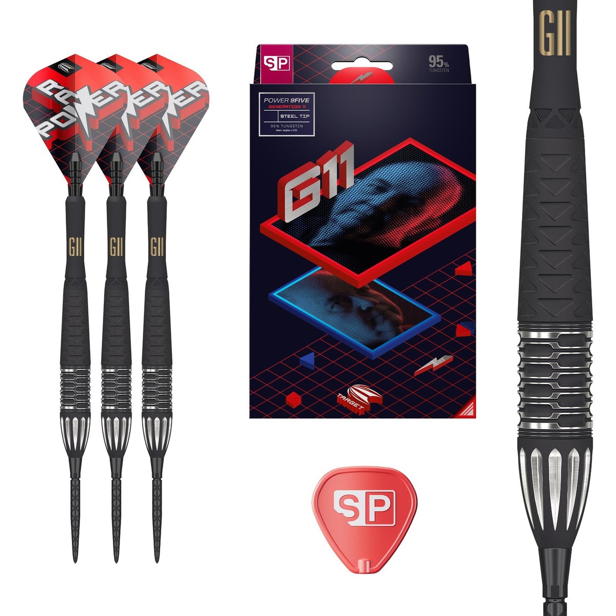 TARGET PHIL TAYLOR POWER 9FIVE ソフトダーツ Target Darts Set Phil Taylor Power 9-Five 95% Tungsten Swiss Point