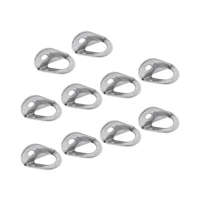10 Pieces Rock Climbing Anchor Hanging Bolt Hanger Anchor Plate 304 Stainless--