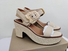 Lucky Brand Yidris Women's Platform Espadrille Glue Visible(See Pics) 10 M New