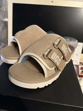 UGG GOLDENCOAST STRAP SLIDE SAND SANTORINI SANDALS Men's Size UK 7