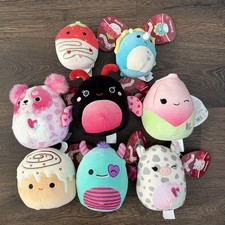 Squishmallows Valentine Plush Lot of 8 NWT 5 Ladee Leon Magnis Charaka