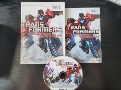 Transformers: Cybertron Adventures (Nintendo Wii, 2010) COMPLETE disk/case/manua