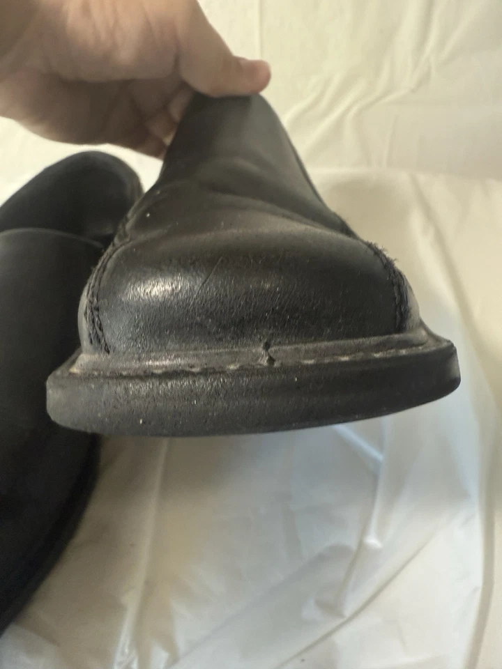 ECCO Black New Jersey Slip-ON Loafers Men's sz 44 - Image 3 of 4