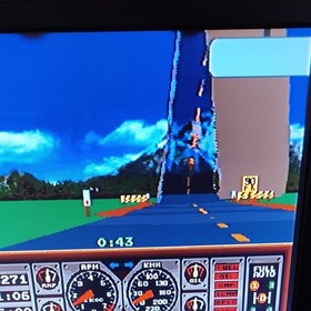 Retro racing game! Sega Saturn software &ldquo;Race Drivin&rdquo;