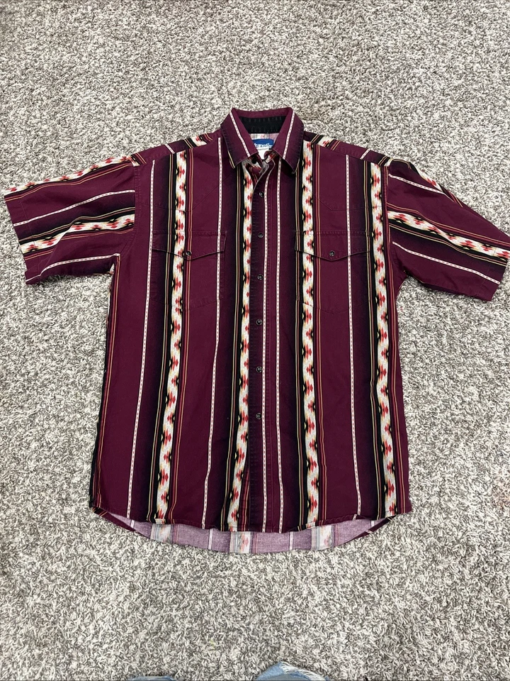 Botón a presión Wrangler Pearl vintage para hombre (1853) Foto 4 de 4