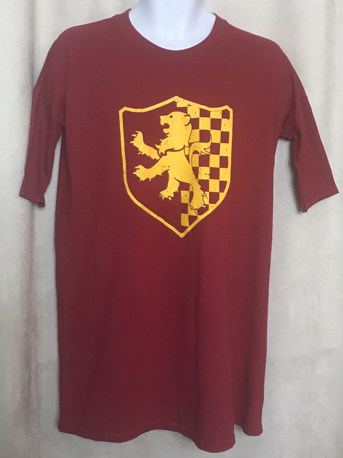 Túnica grande para mujer Harry Potter Gryffindor marrón manga 3/4