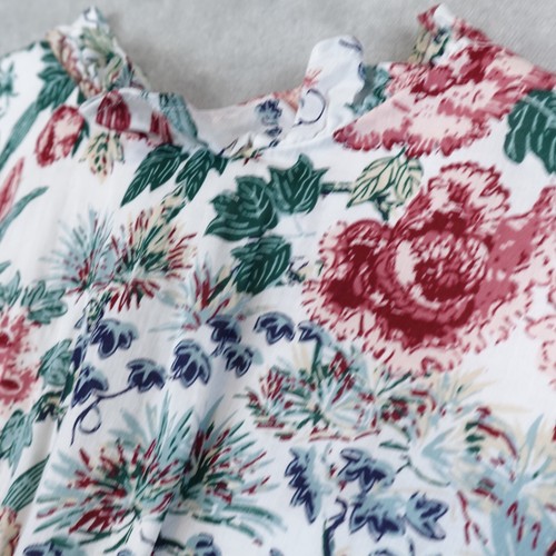Janie and Jack The Bloom Town Dress Girls Size 8 Lined Belted Bottom Back - Picture 3 of 11