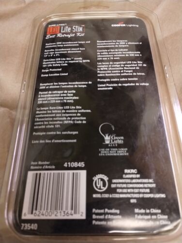 Exit Sign 25 yr Light Bulbs LED Conversion Upgrade Retrofit Kit Lamp Emergency - Picture 4 of 4