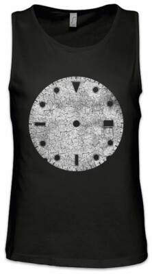 Clock-Face II Men Tank Top Technology Science Engineer Mechanic Clock Watch