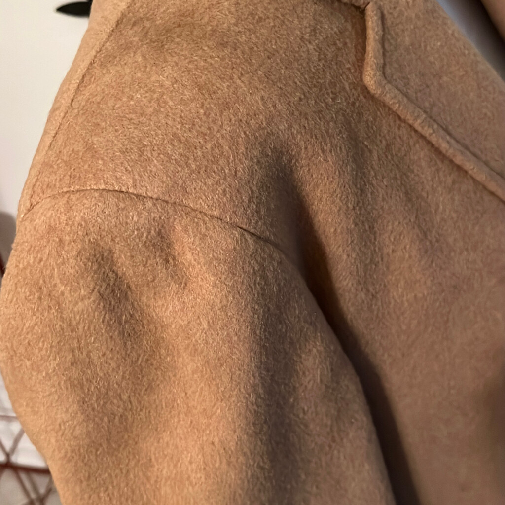 Corbin Solid Light Brown Flannel Wool/camel hair?… - image 7