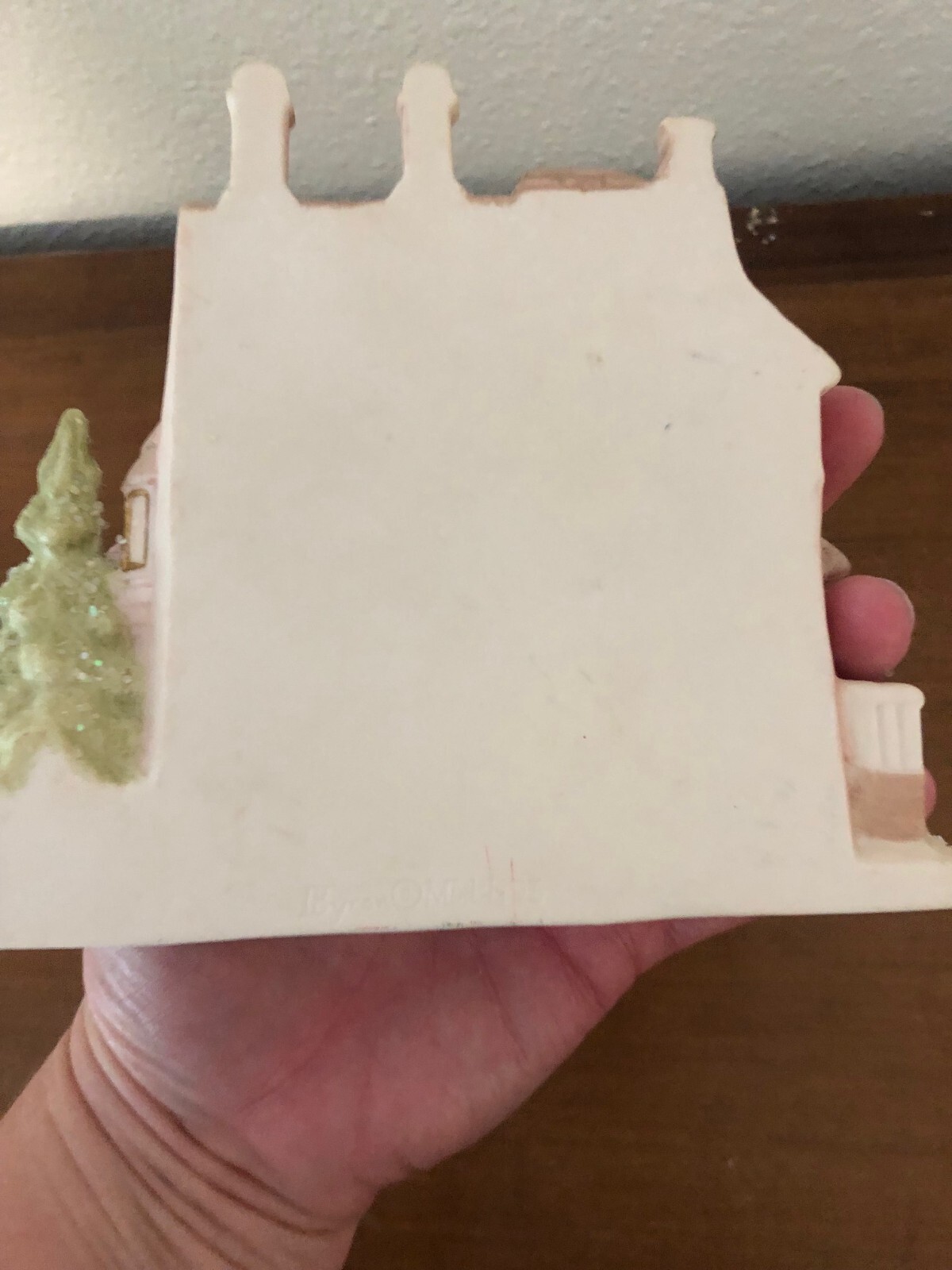 Byron Molds Christmas village silversmith and bakery sparky pastel decor