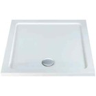 Mx Trays Elements Low Profile 800X800mm Squaretray White With Waste SBU