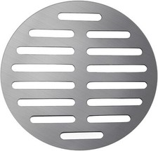Vonty Stainless Steel round Floor Drain Cover 6 Inch 14 Holes Silver Tone