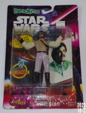 Star Wars Bend-Ems Lando Calrissian  with Topps Star Wars Galaxy Card 1994