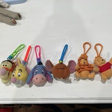 Winnie the pooh Clip-ons. Lot of 6 McDonald  s Happy Meal Toys