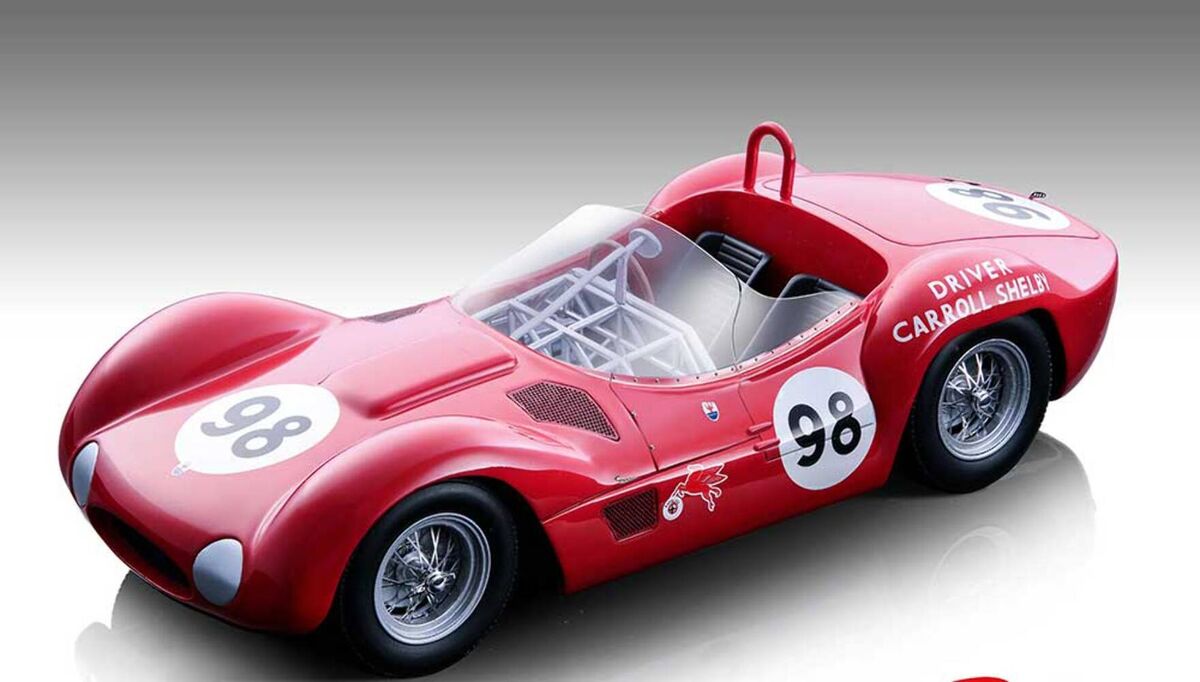 1:18th Maserati TIPO 61 Birdcage Carroll Shelby Riverside GP 1:18th Maserati TIPO 61 Birdcage Carroll Shelby Riverside GP
