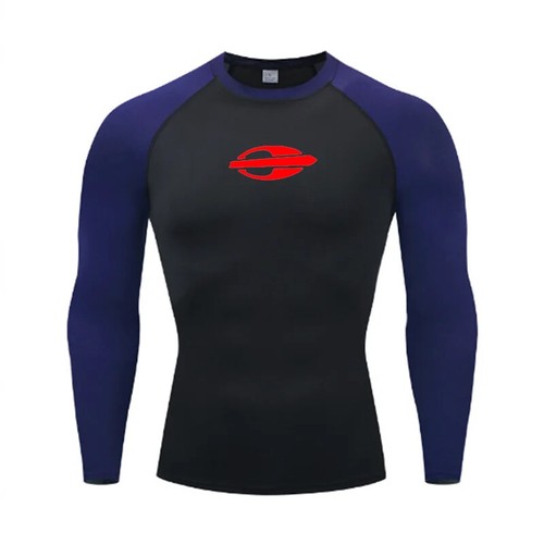 Men's Surfing Sun Protection Diving Suit, Anti Rash T-Shirt, Swimsuit Tight - Picture 36 of 53