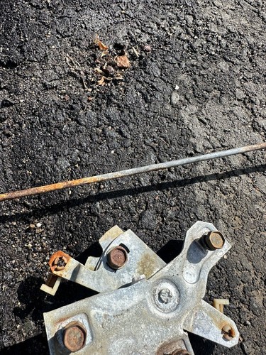 TAILGATE LATCH SYSTEM LINKAGE RELEASE CHEVY GMC K5 BLAZER JIMMY 73-91 PARTS - Foto 10 di 14