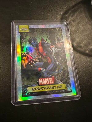 Marvel Topps Chrome Nightcrawler Refractor #83 