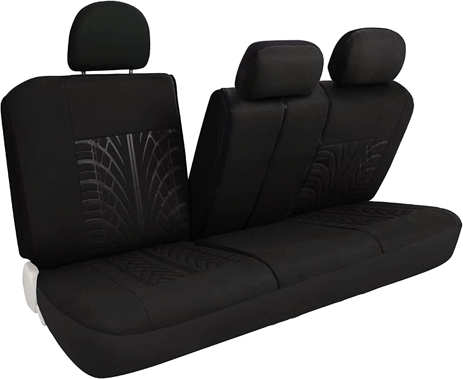 Embossed Auto Seat Covers Full Set 17pcs Combo Pack for Truck SUV Car