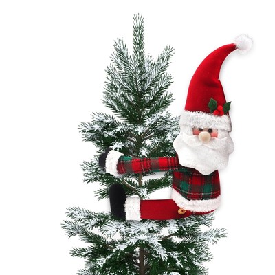 Christmas Tree Topper Santa Clause Tree Topper Christmas Santa Tree Topper Em...