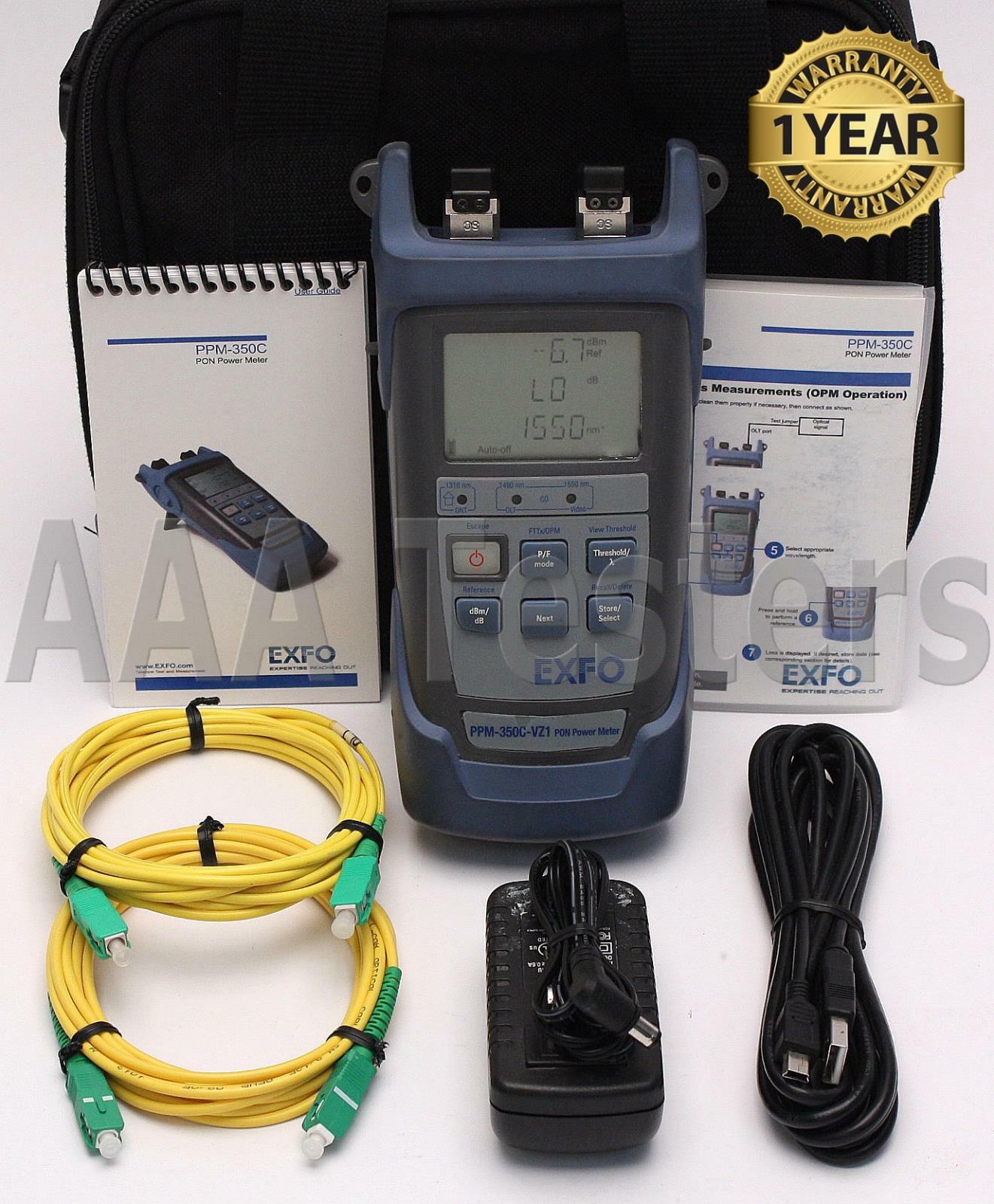 EXFO PPM352CVZ1 SM Fiber PON Power Meter FTTx PPM352 PPM350C ppm