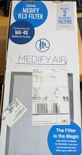 MEDIFY AIR MA-40R-2 Replacement Filters, True HEPA H-13,Pack of 2 MEDIFY H13 New