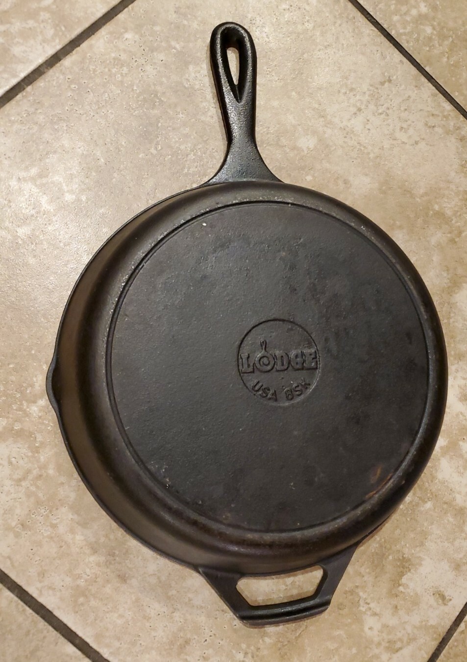 Lodge Cast Iron Skillet USA 8SK Vintage 10 inch Frying Pan eBay