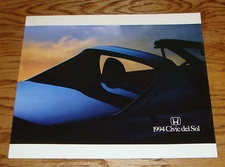 Original 1994 Honda Civic del Sol Deluxe Sales Brochure 94 S Si VTEC