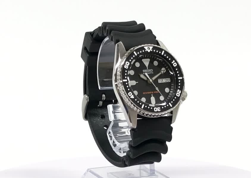 SEIKO SKX013K1 SKX013K DIVER'S 200m Black Boy Mechanical