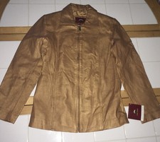 Womans Vintage Mark Marris Leather Jacket, Size S Mint With Tag