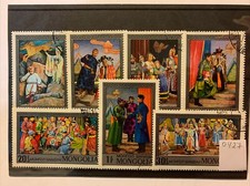 Briefmarken Mongolei 1973 Folklore Tanz gestempelt