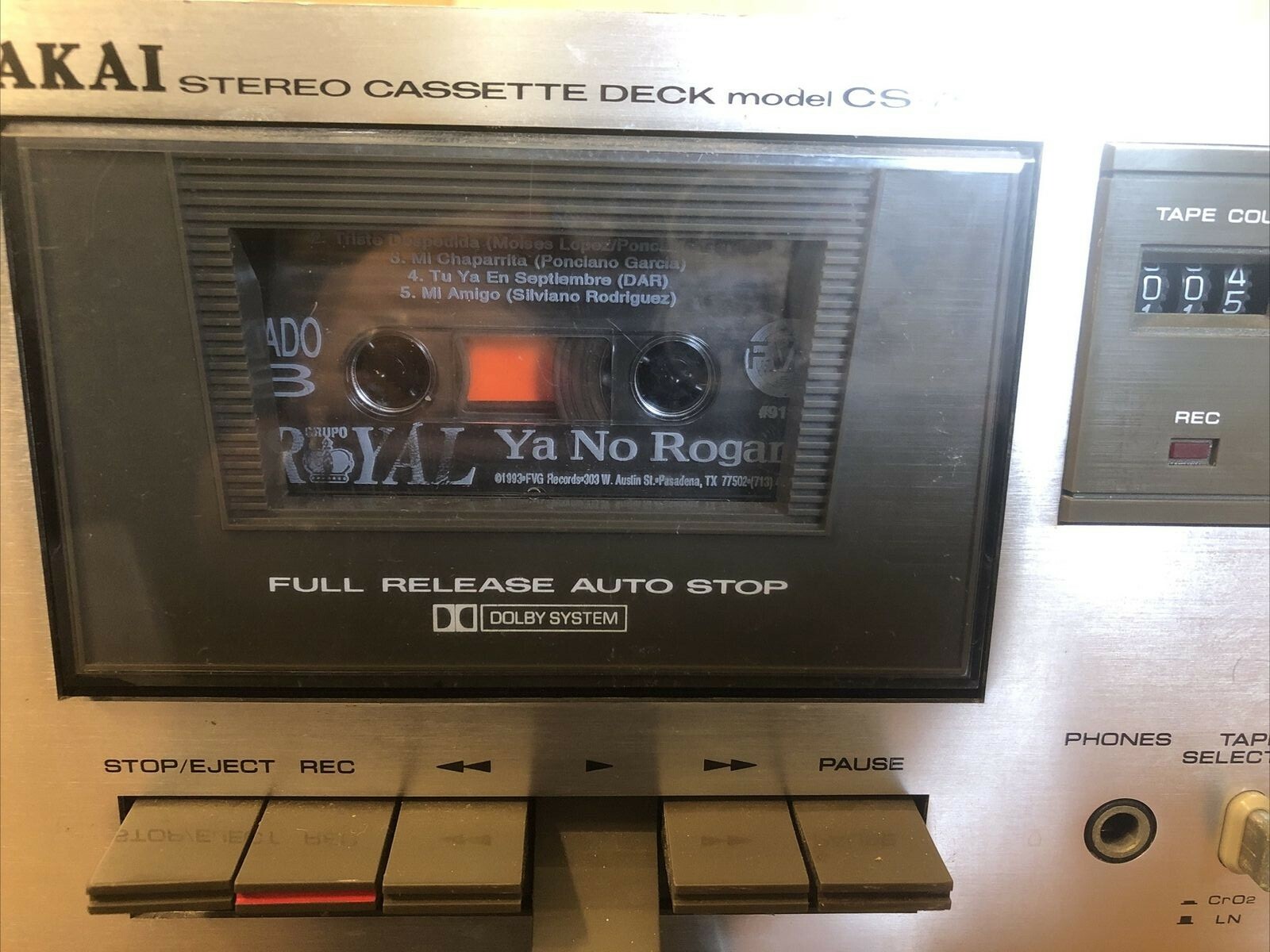 Akai CS-703D vintage audio equipment - eBay listing photo 4