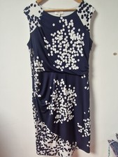 Studio 8 Rouched Side Splodge Wiggle Bodycon Dress Size 18