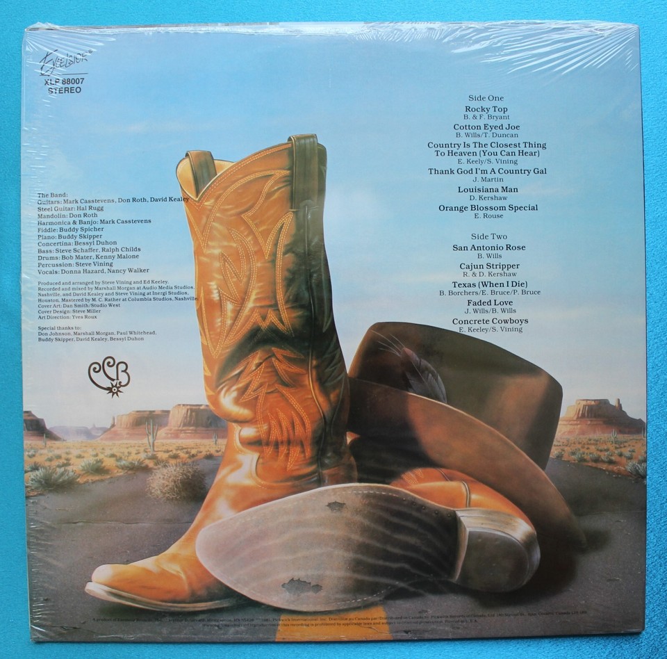 The Concrete Cowboy BandSelf Titled1981 Country Sealed eBay