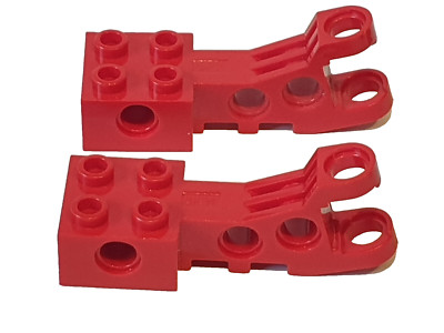 LEGO Technic - 2x Motorrad Lenkgabel, rot # 2904