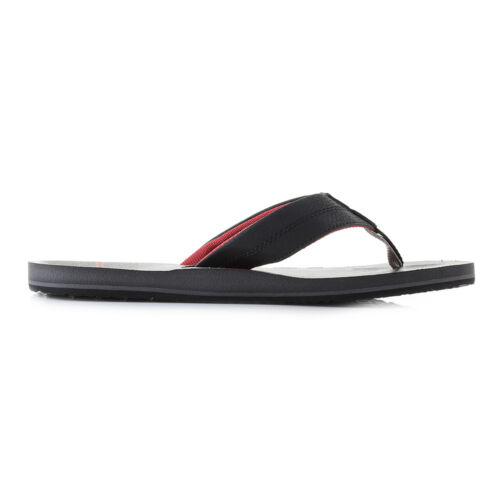 Men's Phantoms Black/Red Flip Flops Sandals - Picture 3 of 3