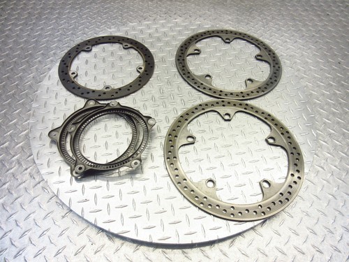 2002 00-06 BMW R1150R R1150 OEM Front Rear Brake Rotors Discs ABS Rings Lot - Picture 5 of 11