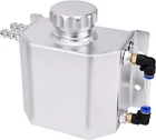 Universal 1L Aluminum Overflow Tank Coolant Radiator Tank,Reservoir Expansion