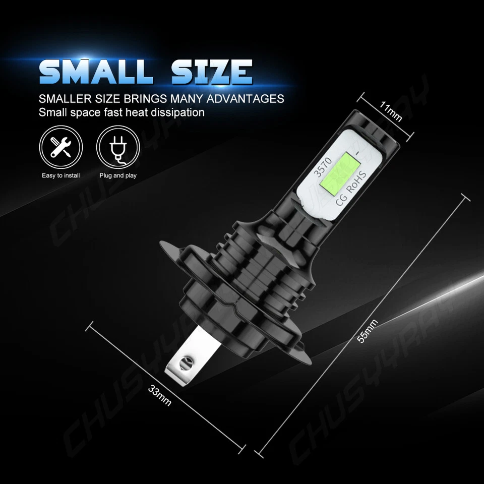 Faro LED azul H7 bombillas para moto Suzuki Hayabusa GSX1300R 1999-2007 Foto 4 de 4