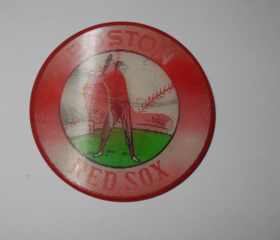1958 Boston Red Sox Baseball Fenway Souvenir Magic Motion Flicker Pin Button - Image 2 of 4